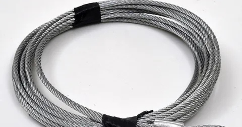 how to reattach garage door cable