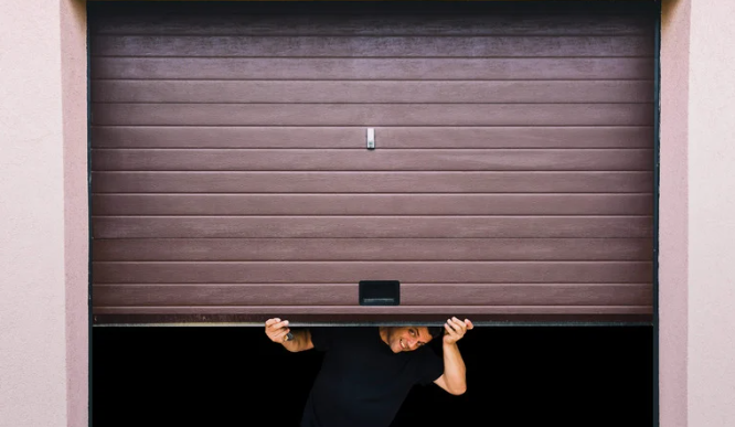 How to adjust a garage door