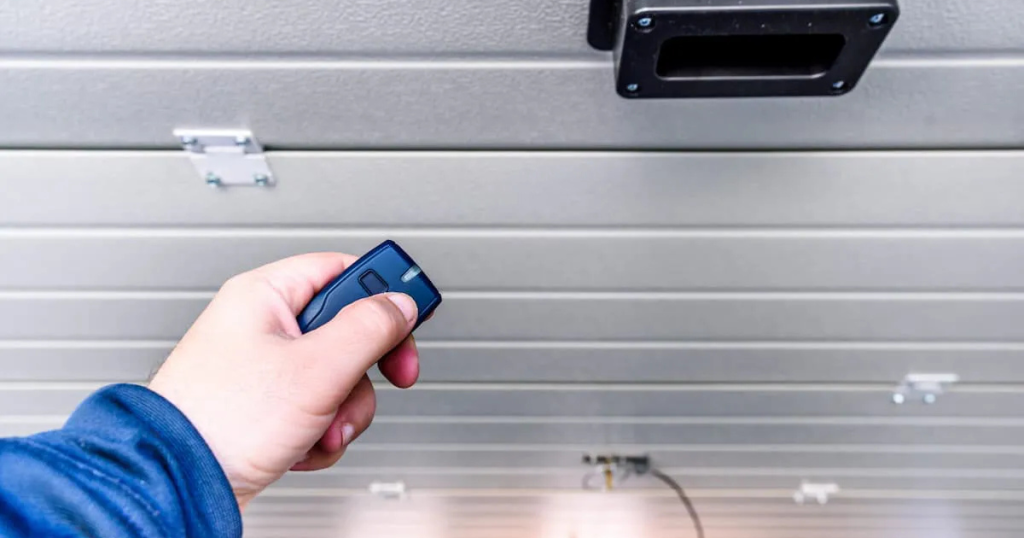 garage door remote controlled